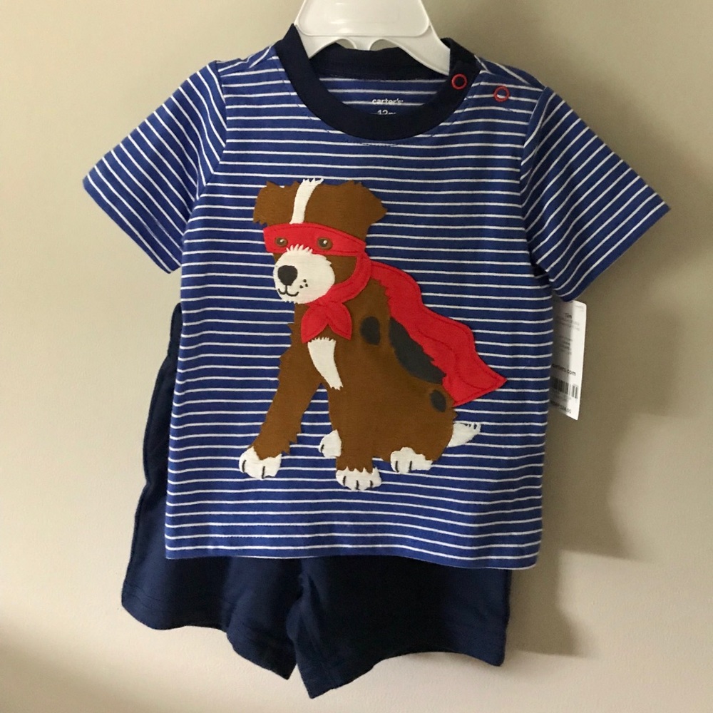 12mo Boys Tshirt and Shorts